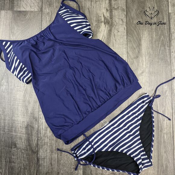 Dokotoo Double Up Tankini Size XL - Picture 3 of 4